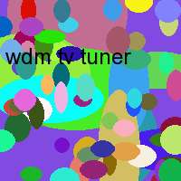 wdm tv tuner