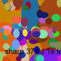 sharp 37 xd 1e test