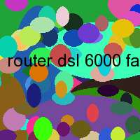 router dsl 6000 fahig